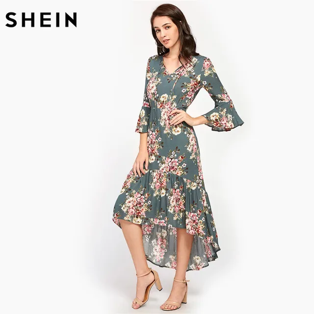 Tie Hem Dress