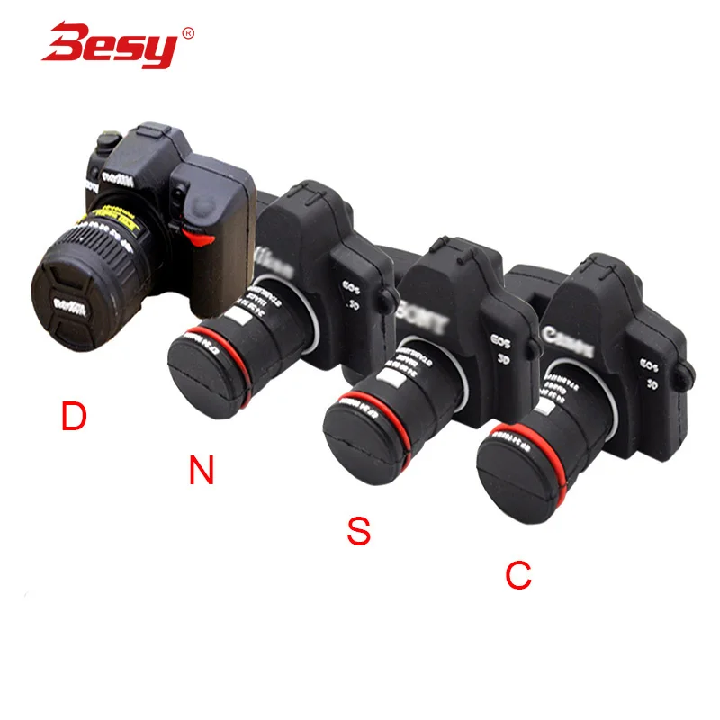 

Wholesale Digital Single Lens Reflex usb flash drive camera pendrive 8gb 16gb silicone pendrive memory stick Gigt