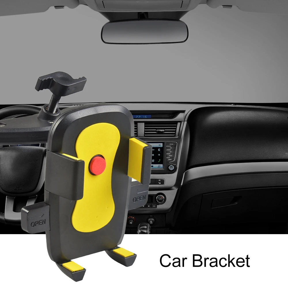 

Car CD Port Automatic Lock Car Phone Navigation Bracket Universal Multifunctional Lazy Mobile Phone Holder