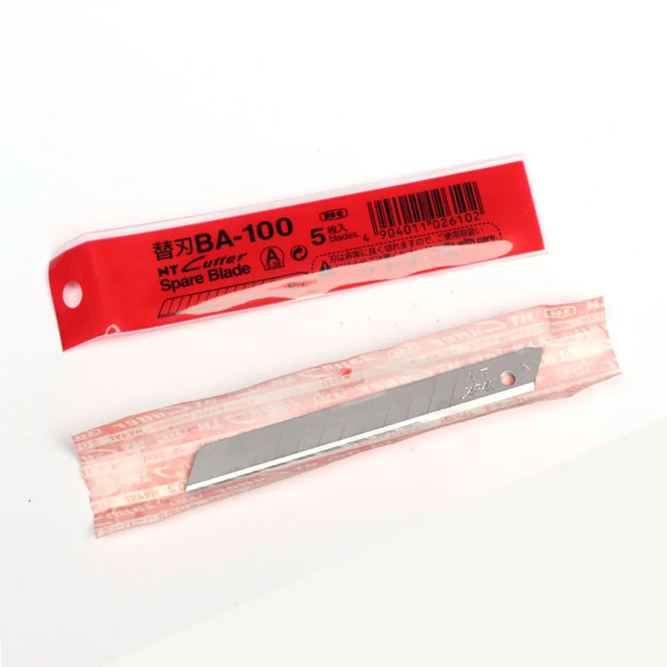 

Japan NT CUTTER 60 degree good quality Knife Replacement Blade 9mm 10-Blades/Pack BA-100