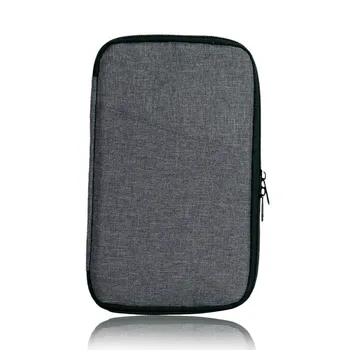 

Gray Travel Passport Bag Credit ID Card Ticket Large Capacity Travel Waterproof Travel Wallets