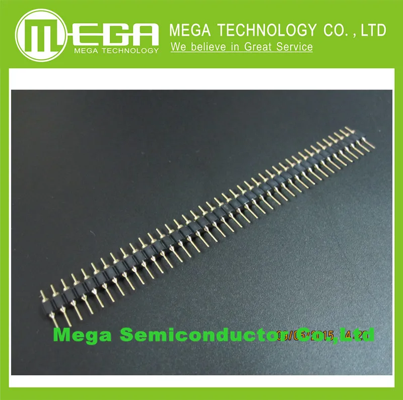 20 шт. однорядные штыревые разъемы 2 54 мм|integrated circuit|circuit integrecircuit connectors |
