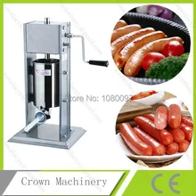 2Л вертикальный ручной начинщик колбасы с пластиковым плунжером