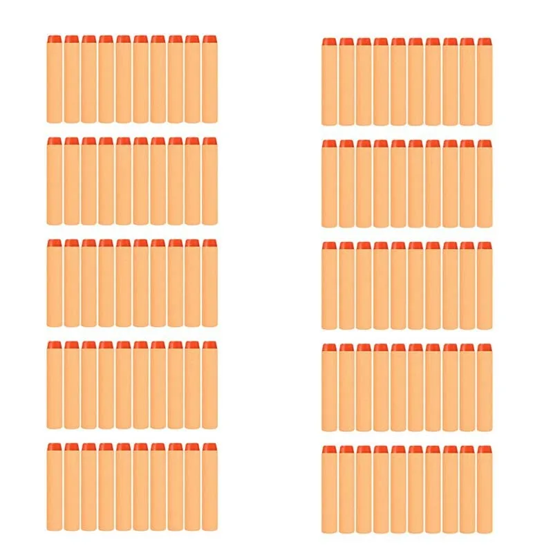 100 шт оранжевая заправка Дартс элитная Серия бластеров детский игрушечный пистолет 7,2 см