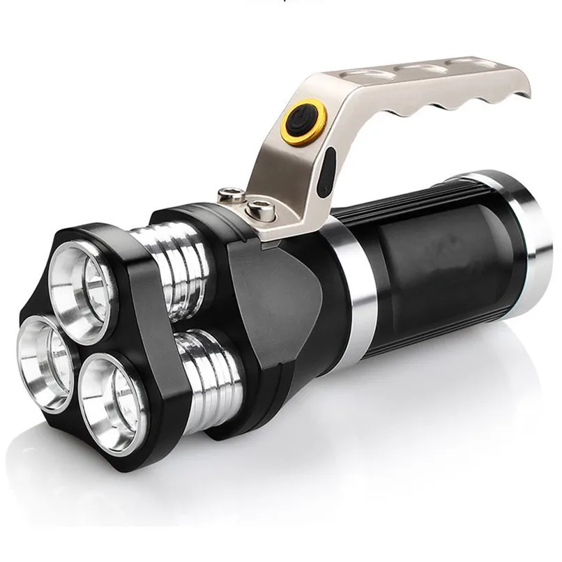 

Rechargeable LED Searchlight Tactical Flashlight 3T6 Spotlight H0T0