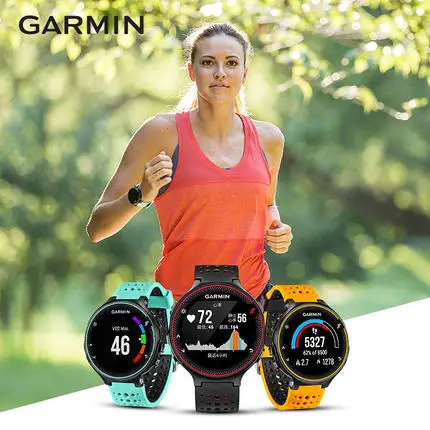 Original running GPS Garmin forerunner 235 smart watch Pedometer Heart Rate monitor Swimming Running Sports pay Watch men women