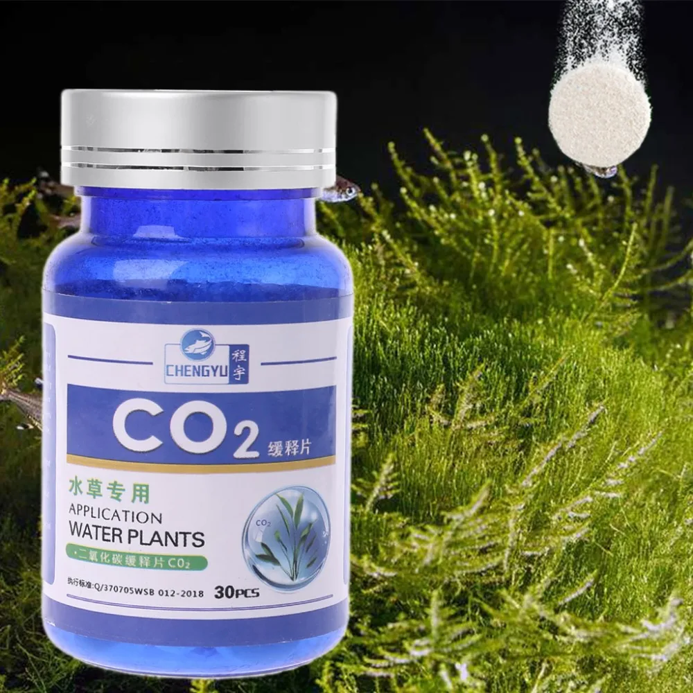 CO2 таблетка углекислого газа диффузор для воды растений травы аквариума рыб