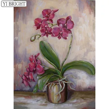 

5D DIY Full Square Diamond Painting Cross Stitch Still life flower 3D Diamond Embroidery Rhinestone Mosaic Home Decoration WHY