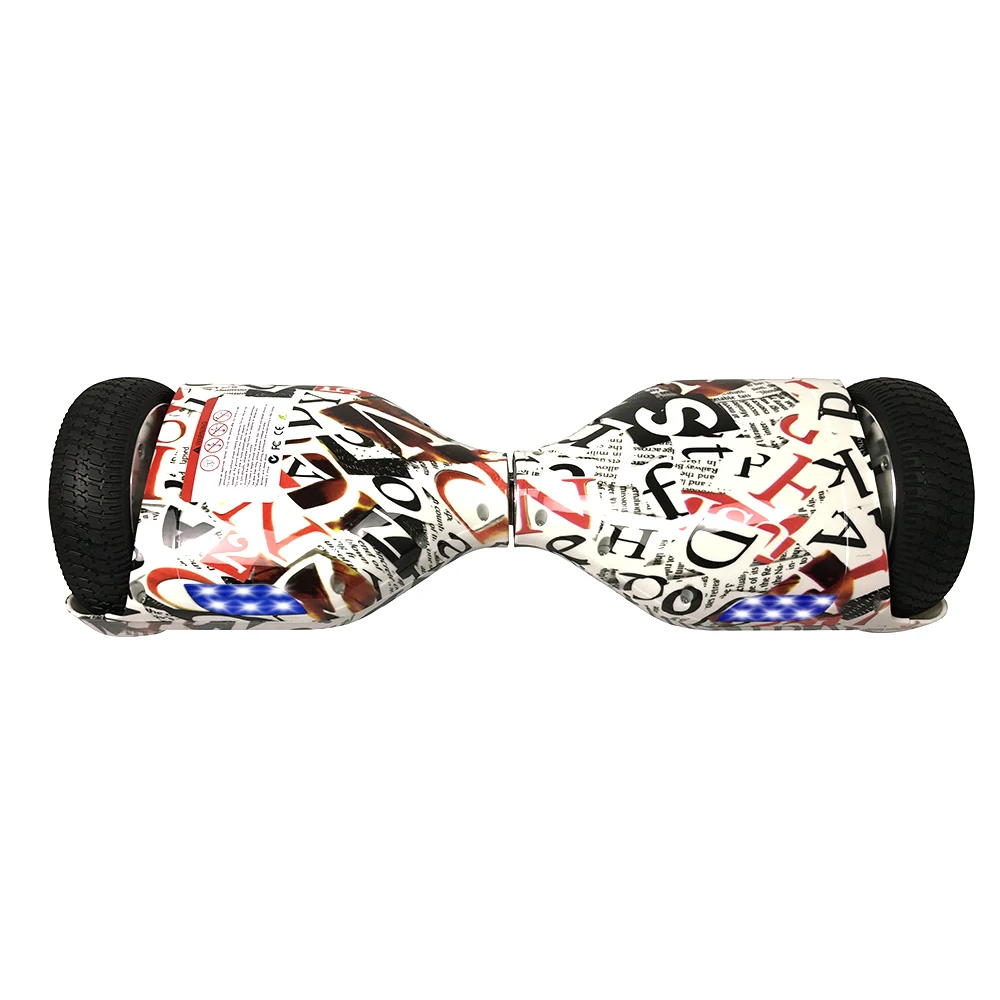  6.5 Inch Hoverboard Manillar Electric Scooters Self Balancing Scooter Gyroscope Two Wheels Overboard LED Light+Bluetooth (25)