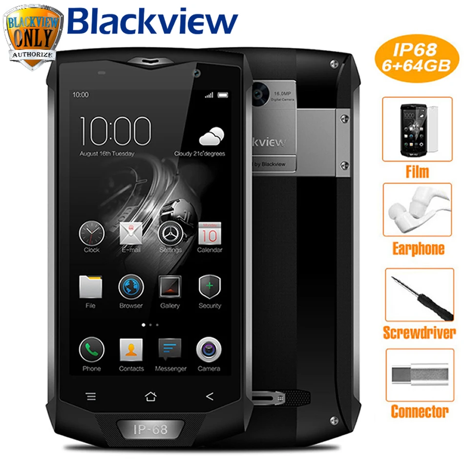 bilder für Blackview BV8000 Pro Handy IP68 Wasserdicht Android 7.0 5,0 "FHD MTK6757 Octa-core 6 GB + 64 GB 16MP Side Touch ID Smartphone bilder für Blackview BV8000 Pro Handy IP68 Wasserdicht Android 7.0 5,0 "FHD MTK6757 Octa-core 6 GB + 64 GB 16MP Side Touch ID Smartphone