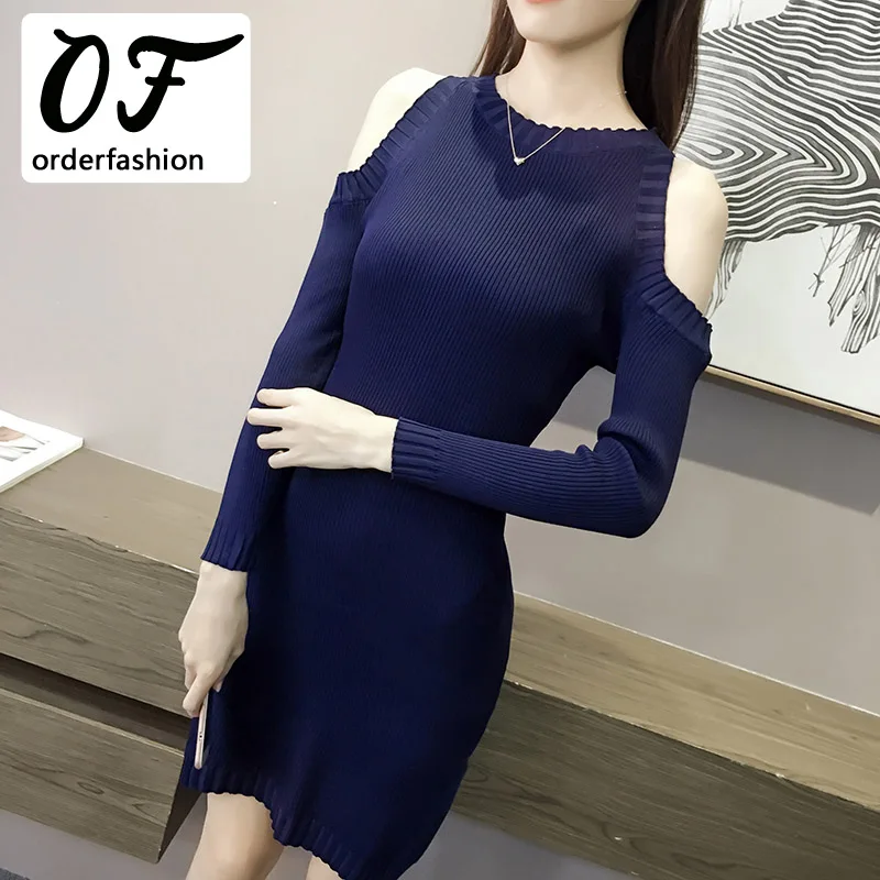 off the shoulder dress winter