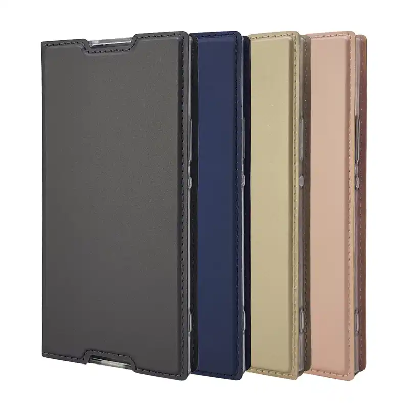 Кожаный чехол книжка для Sony Xperia L1 L2 XA1 Plus X XA XZ2 XZ3 Ultre XZ XZ1 Compact Premium Z5 Mini|Бамперы| |