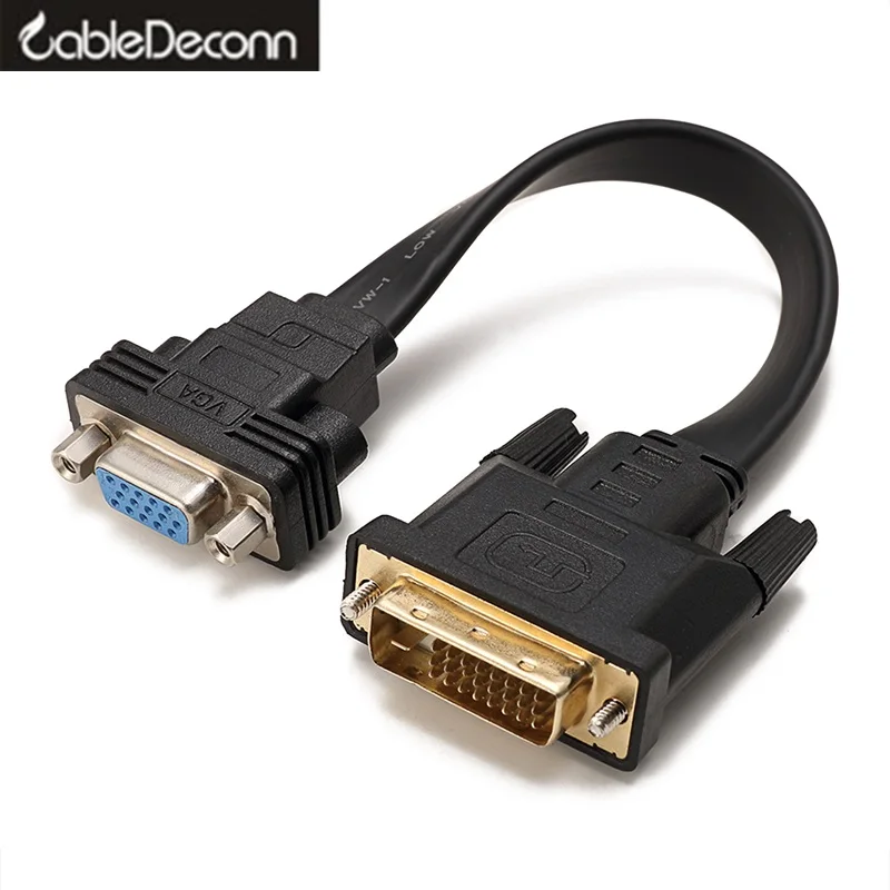 dvi d vga cable Active DVI-D to VGA cable Adapter Male to Female dvi vga converter