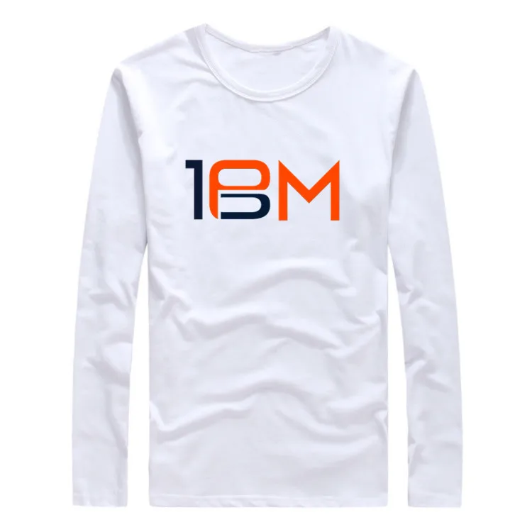 2017 Autumn Winter Denver Legend #18 Peyton Manning Logo women T Shirt Long Sleeve Tees T SHIRT 