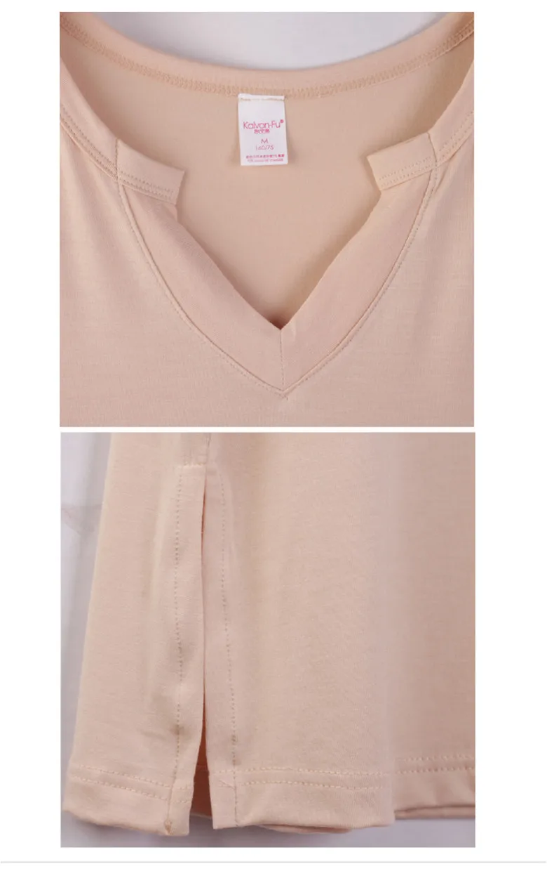 KVF длинная ночная рубашка, женская пижама, футболка, платье, Модальная ночная рубашка, женская ночная рубашка, Пижама, платье для сна, 4 цвета