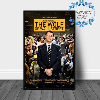 

The Wolf of Wall Street Classic Movie Film Canvas Poster Wall Picture for Living Room No Frame
