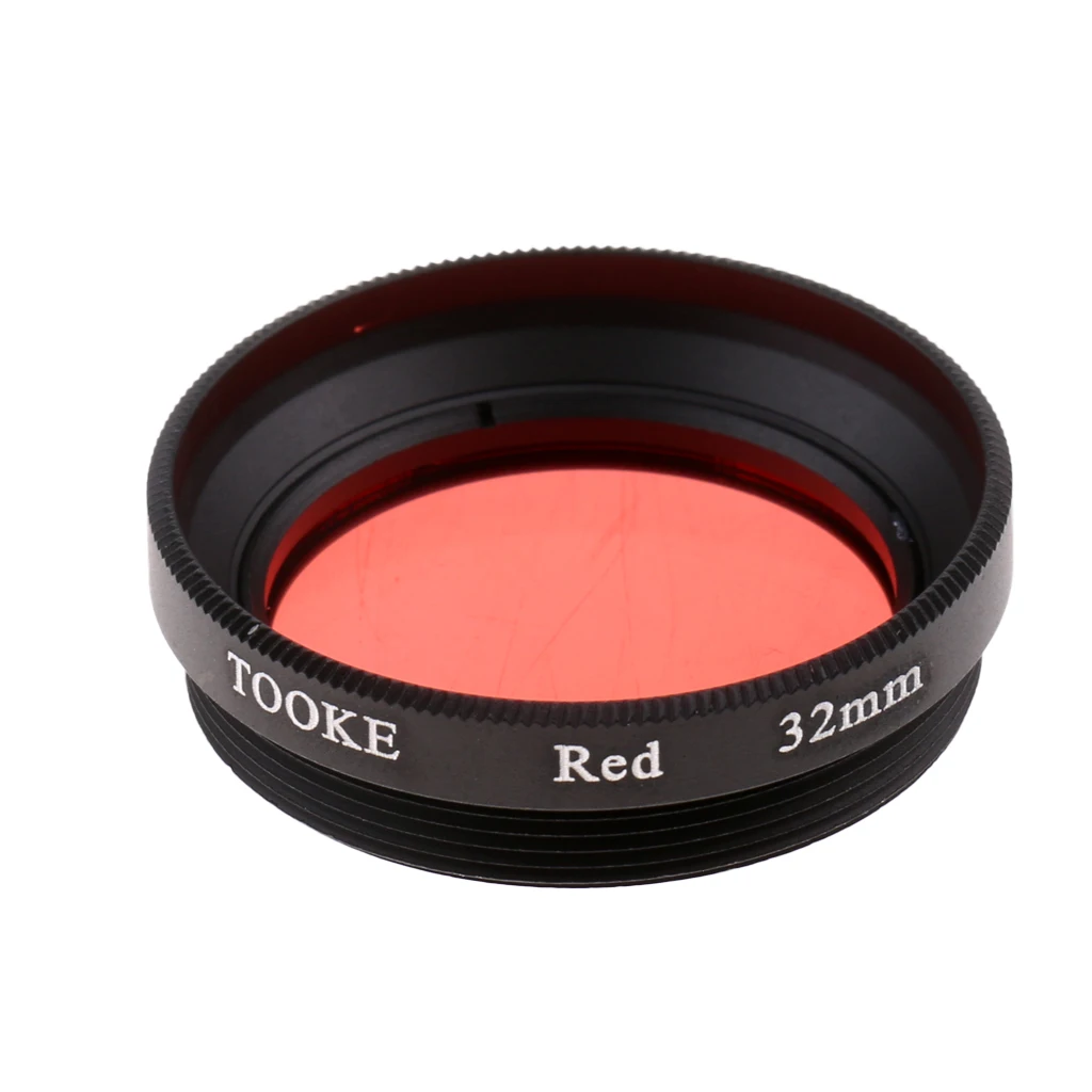 Universal 32mm Red Diving Filter Thread Mount For Smart Phone Underwater Housings