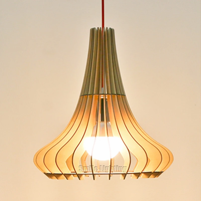 Solid Wood Magic hat Pandant Lights Creative Pendant Lamp Modern Art