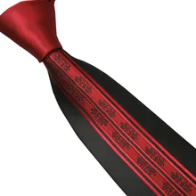 LAMMULIN мужские галстуки Красный Узел контрастный черный с красным Пейсли вертикальные полосы шейный платок из микрофибры обтягивающий галстук 6 см