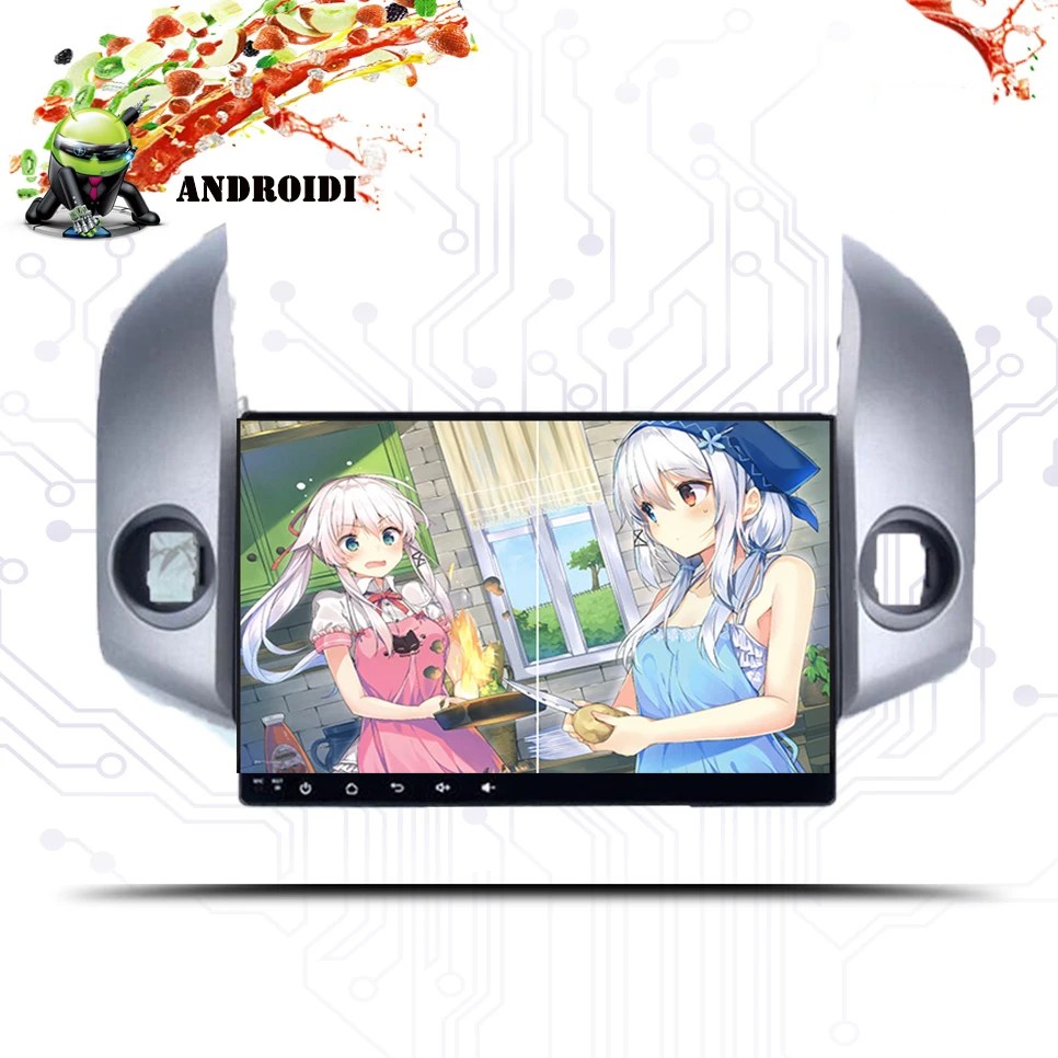 2Din Android 10 0 4 + 64G Автомобильный мультимедийный dvd плеер радио Gps ГЛОНАСС ПК Планшет