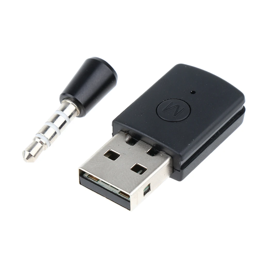 

Wireless 4.0Dongle 3.5mm Headset Earphone USB 2.0 Adapter Receiver for PS4
