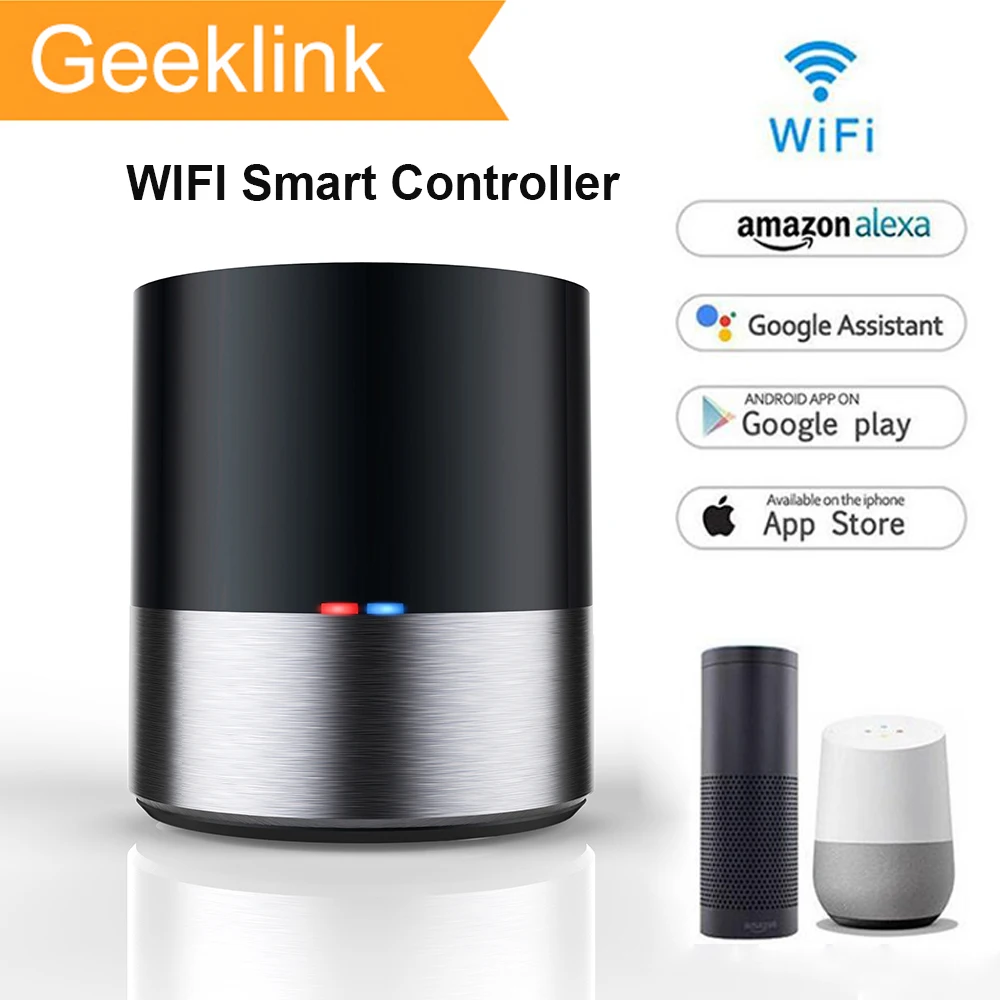 Универсальный пульт дистанционного управления Geeklink для США Google Home WIFI + IR 4G Android IOS