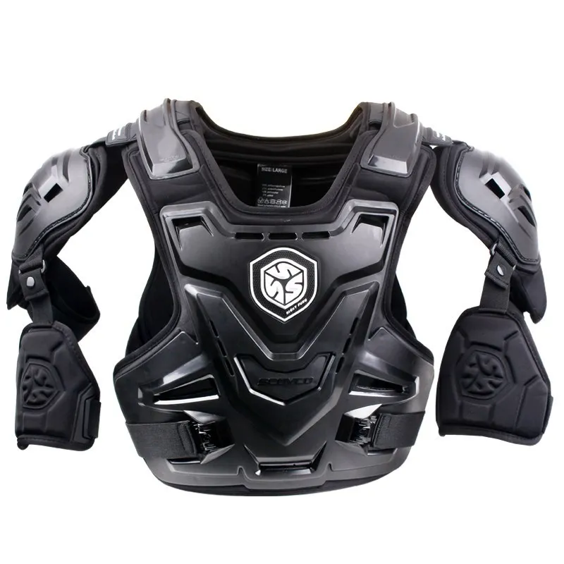 SCOYCO Motorcycle CE Armor Motocross Chest Back Protector MX Armour