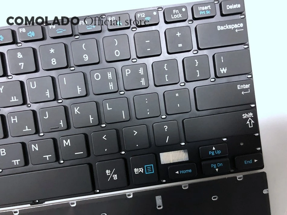 KR Korean keyboard For Samsung 730U3E NP730U3E 740U3E NP740U3E Black With backlit Laptop keyboard KR layout -2