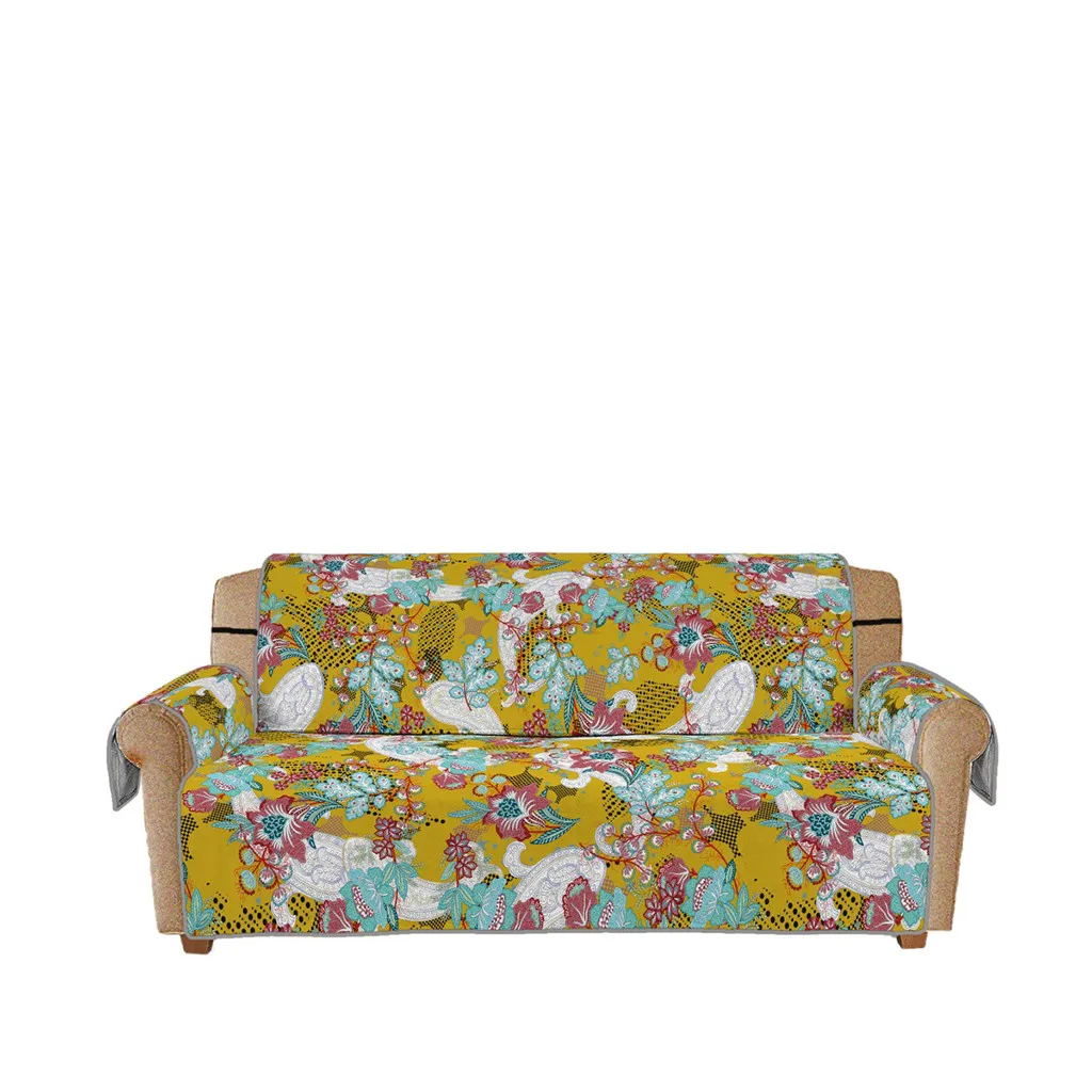 Водонепроницаемый стеганый диванных чехлов для собак домашних животных для малышей противоскользящие диван кресло-кровать чехлов кресло, мебель протектор 1/2/3 местный - Цвет: B