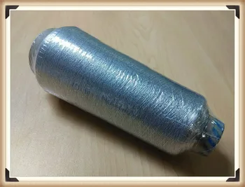 

Metallic Glitter Crochet Decoration Thread Silver Embroidery Thread Filament for Most Computer Machines ,3500m Each ,Super Sheen