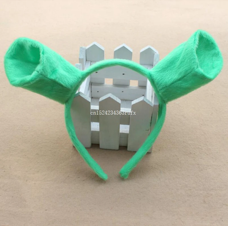 

100pcs Shrek ear headband party favors head circle party costume item masquerade party supplies