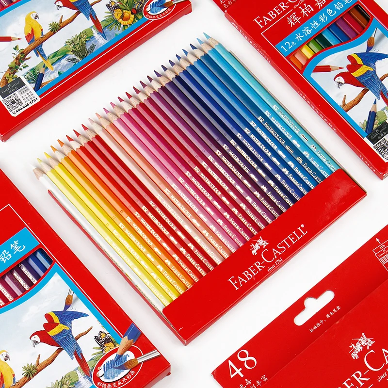 

Faber-Castell Water Color Pencils Set Colored Pencils lapis Water-Soluble Colored Pencil For School Stationery Art Supplies