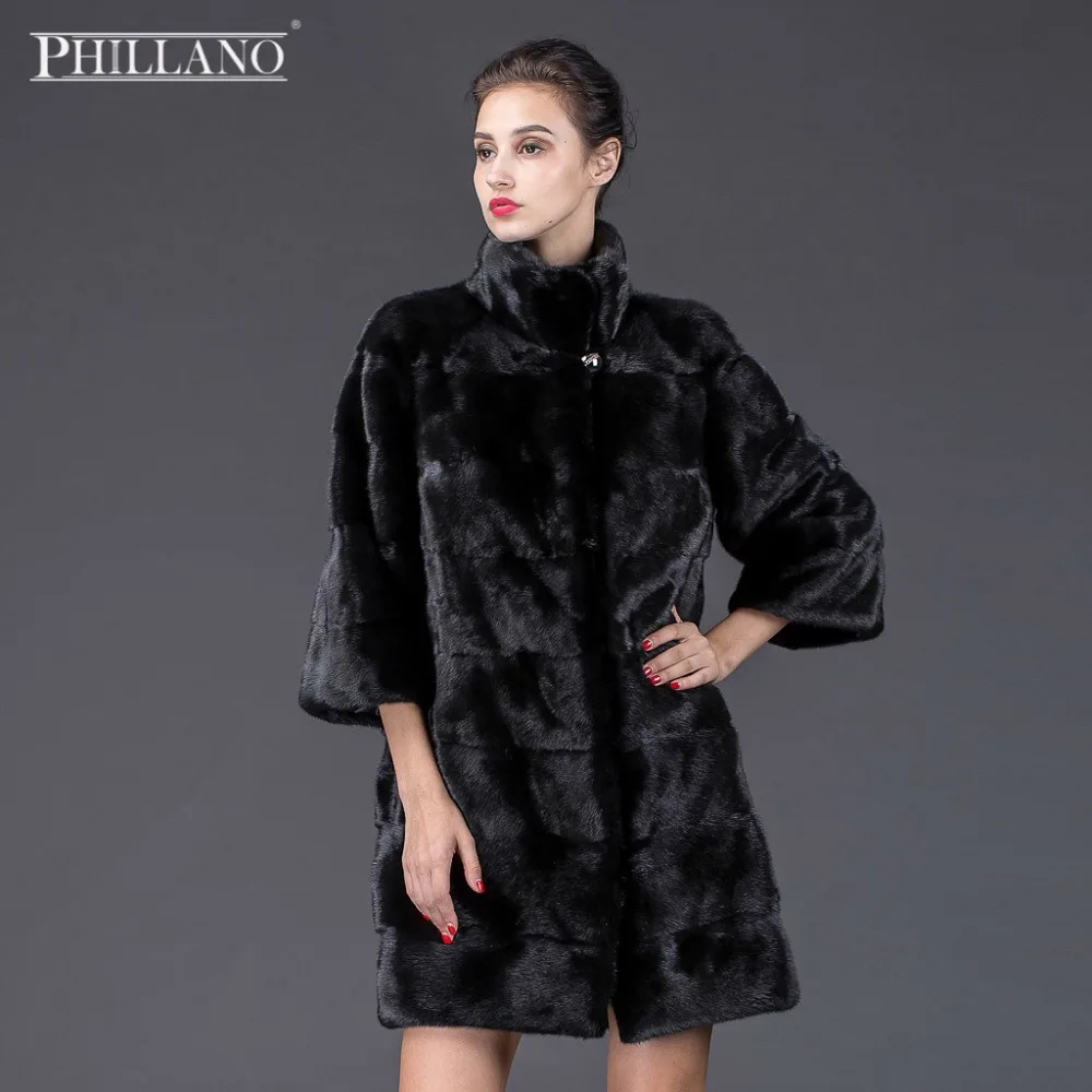 Новая Зимняя Коллекция PHILLANO 2016 Шубы Из Натурального Меха Норки. Куртка Женская