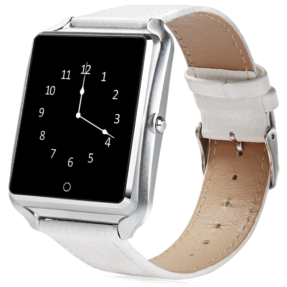 Bluboo U Смарт часы MTK2501 Bluetooth 4.0 SmartWatch 1.44 дюймов TFT шагомер музыкальный плеер для IOS