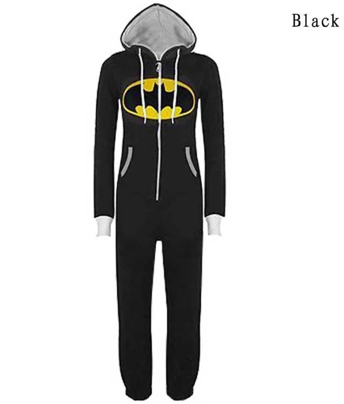 Unisex Adults Superhero Onesies - Batman & Superman Pajamas Sleepwear image 5