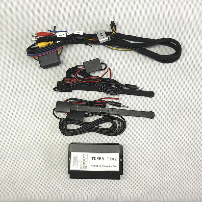 Автомобиль аналоговый телевизор Box SECAM TV PAL NTSC приемник с 2 антеннами|car tv receiver|car boxtv
