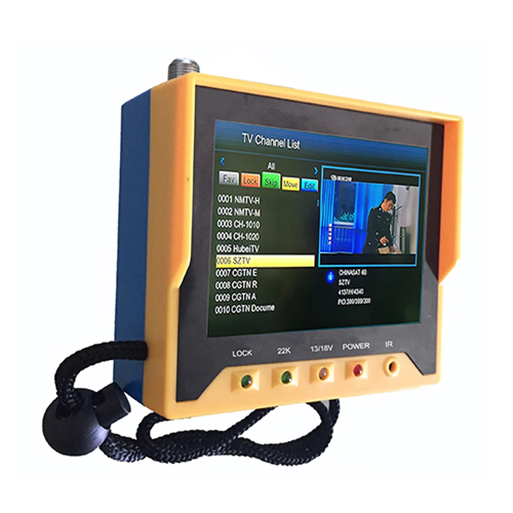 KPT 356H DVB-S2 T2 Satfinder New arrival Fast Tracking Full HD Digital Satellite Finder Meter MPEG-4 Modulator DVB-S Sat Finder