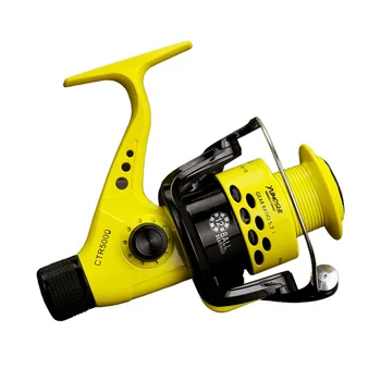 

5.5:1 Fishing Reel Foldable Arm Rocker Lightweight Rear Drag Plastic Spool Fish Spinning Wheels Casting Flying Fishing Trolling