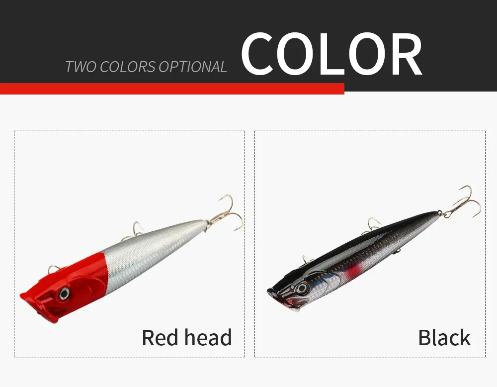 Spinpoler Professional Fishing Tackle 165mm 65g Artificial Hard Bait Popper Fishing Lure For Promotion Fishing Lures  (6)