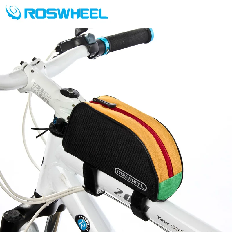 ROSWHEEL велосипедная сумка яркого цвета складной велосипед Передняя ведущий