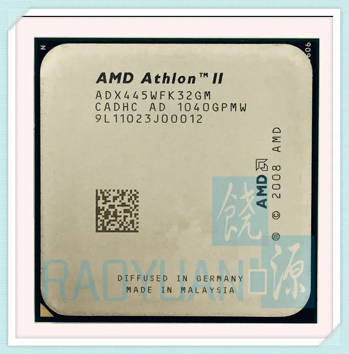 

AMD Athlon II X3 445 3.1 GHz Triple-Core CPU Processor X3-445 ADX445WFK32GM Socket AM3 938pin