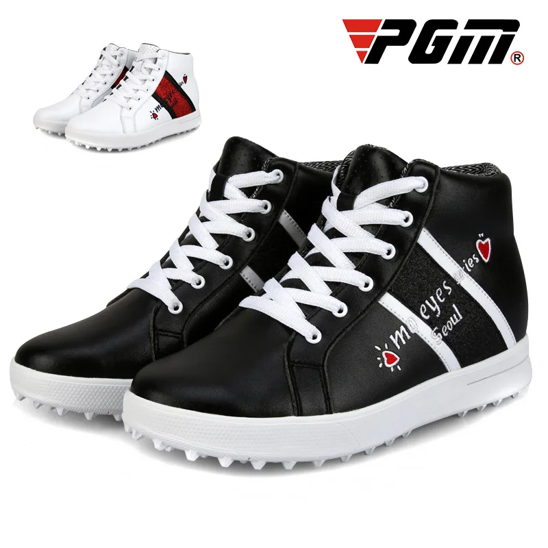 PGM/обувь для гольфа, женская обувь с высоким верхом, увеличивающая рост, женская обувь, непромокаемая обувь, обувь для гольфа