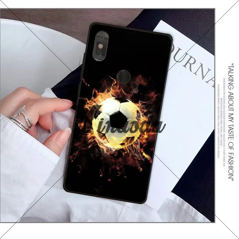 Football Fire Soccer Ball