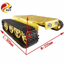 DOIT RC металлический робот-танк шасси автомобиля гусеница с высоким крутящим моментом двигателя с датчиком Холла измерения скорости дистанционного управления