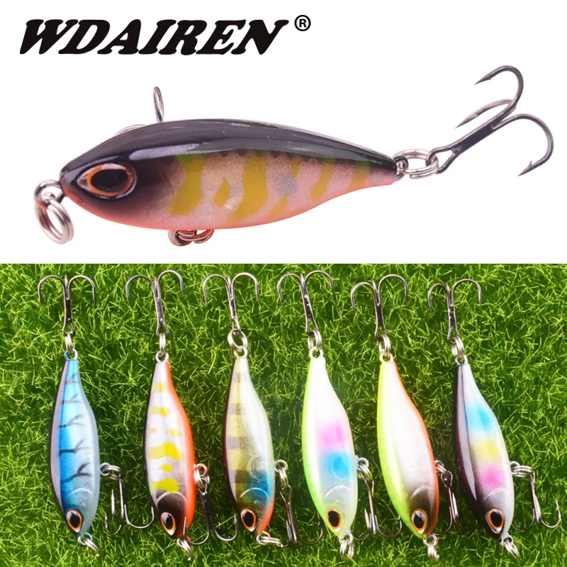 

1Pcs sinking Laser Crankbait Fishing Lure 48mm 3.6g Artificial japan Hard Bait pesca tackle fishing wobblers Minnows lure WD-578