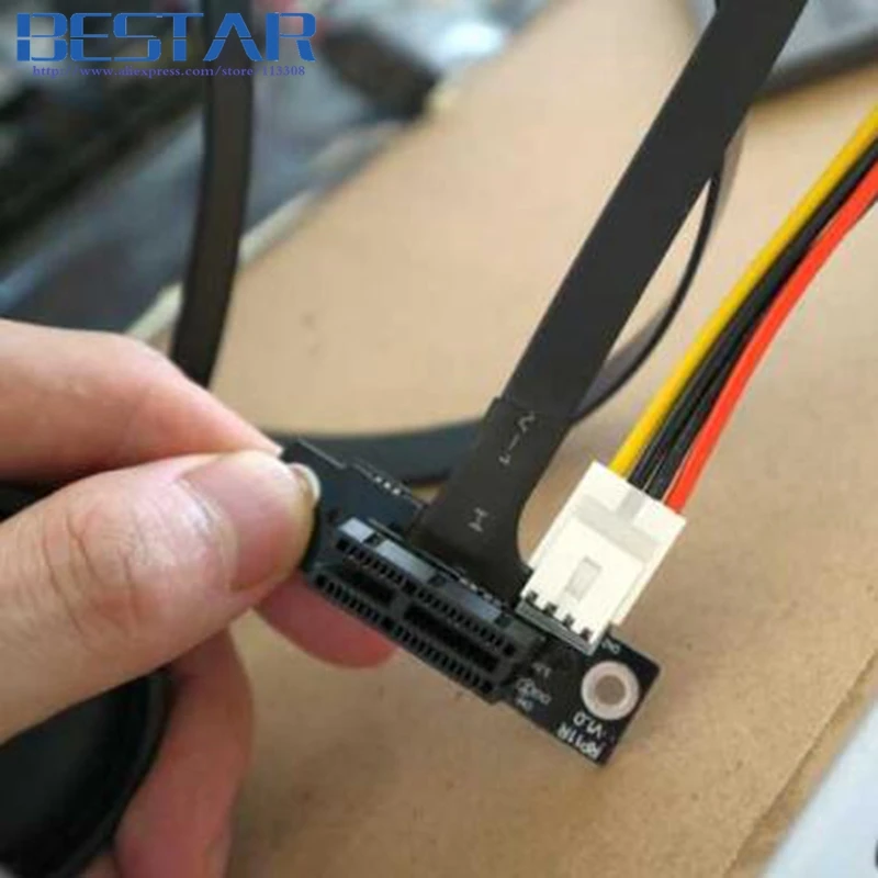 M2 NVMe To pcie 3.0 x1 x16 Graphics card Extension cable 25cm 35cm 45cm 55cm 1ft 2ft , M.2 NGFF PCI-E x1 Elbow Gen3.0 8Gbps