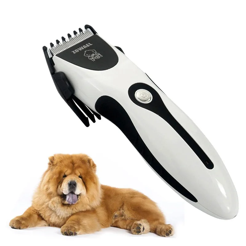 Цена Профессиональные ПЭТ Машинки для стрижки собак clipper Перезаряжаемые животных электрический Уход за котом волос резак бритвы Бритвы с расчес...