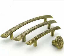 128mm antique brass kitchen cabinet wardrobe door handle pull bronze dresser cupboard furniture decoration handle pull