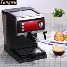 Итальянский полуавтоматическая кофемашина используется для взбить пену