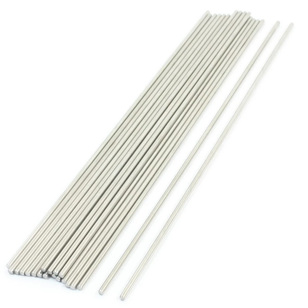 

20PCS 170mm x 2mm Stainless Steel Round Rod Axle Bars for RC Toys Dropshipping
